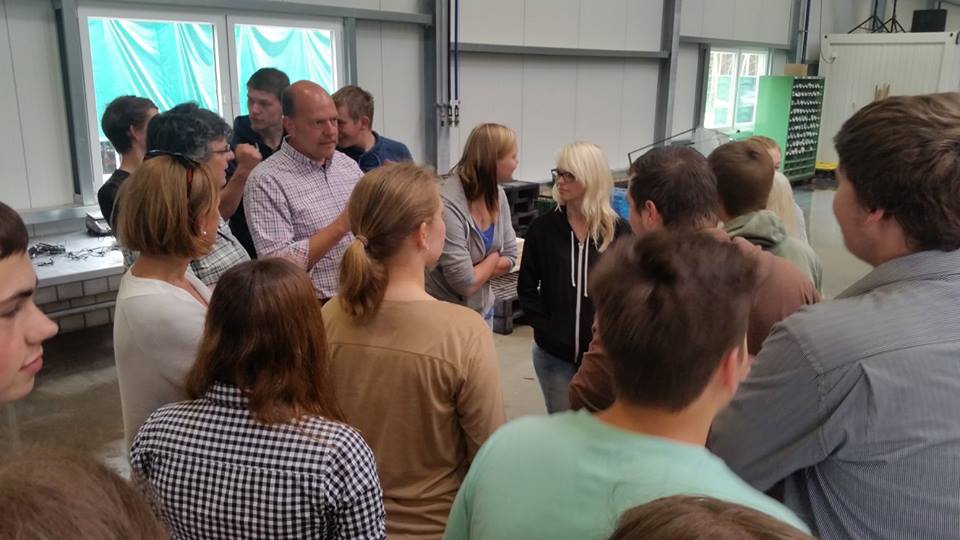 Exkursion der Berufsfachschule Agrar zum Erlebnishof in Klaistow
