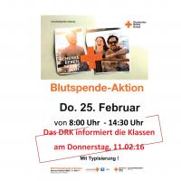 Blutspende-Aktion an den BBS1 in Gifhorn