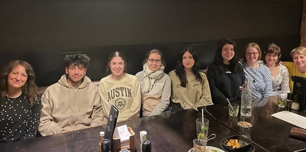 Unsere Reisegruppe Pilsen - SuS der SBFSP 1.1 und 1.3 in Begleitung von Frau Schlesinger und Frau Nelde