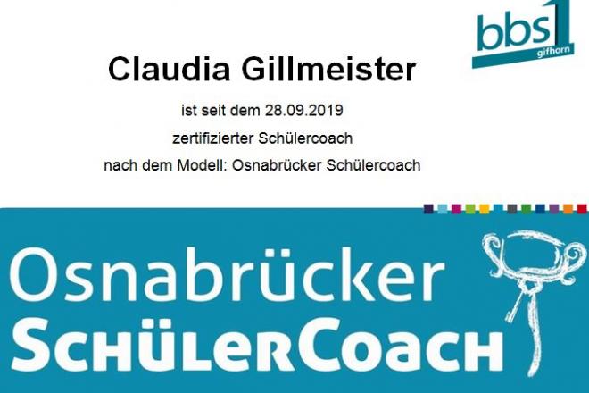 Zertifizierter SchülerCoach an den BBS 1