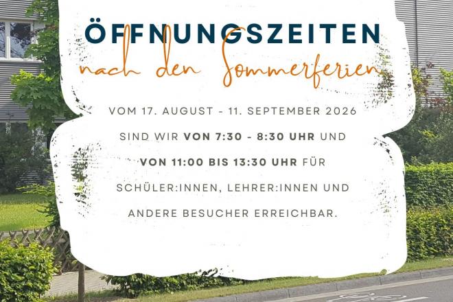 Öffnungszeiten